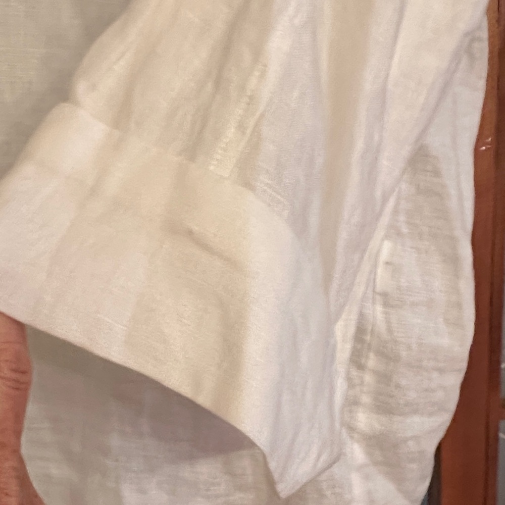 Zara Cream Blouse With Statement Button - image 3